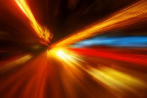 Zoom effect colorful abstract blur background